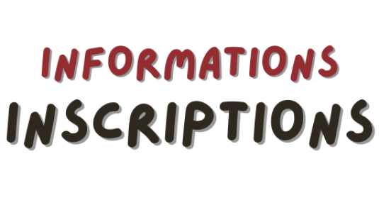 Informations Inscriptions